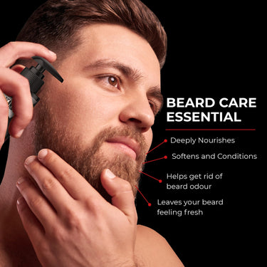 Beardo Godfather Beard Pro Combo |Godfather Beard Oil 30ml, Godfather Beard Wash 100ml, Beard Activator 0.5mm derma roller | Gift for men